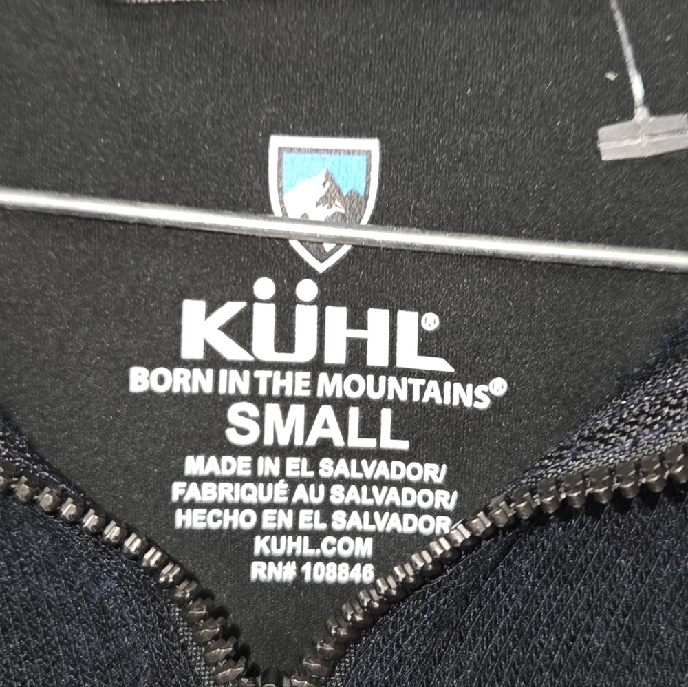 Kuhl Men's Black and Blue Sweater - Picture 2 of 5